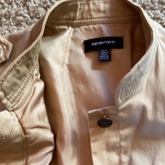 Spense short jacket with ruffle details on back size medium - Picture 2 of 3